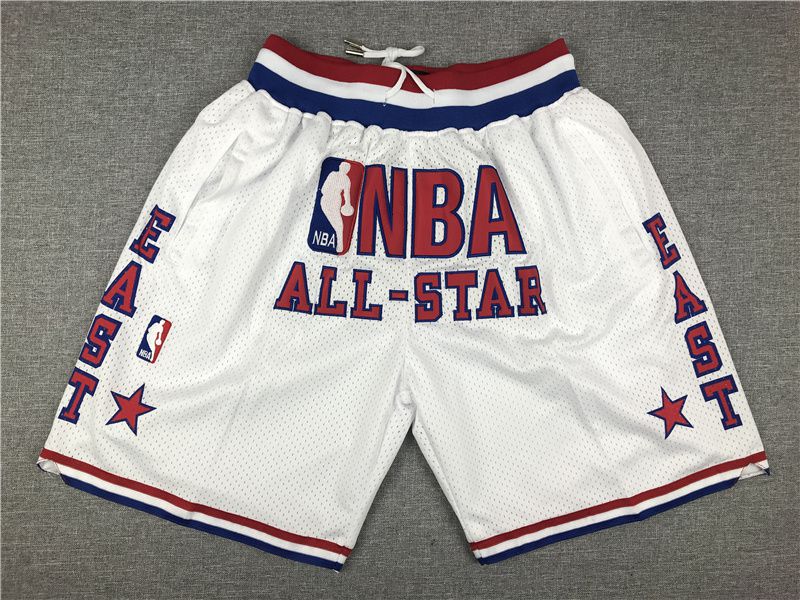 2025 Men NBA All star Shorts White style 3-0